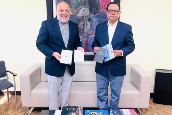 Marino Berigüete (izquierda) y Rafael Peralta Romero (derecha). Foto: fuente externa 