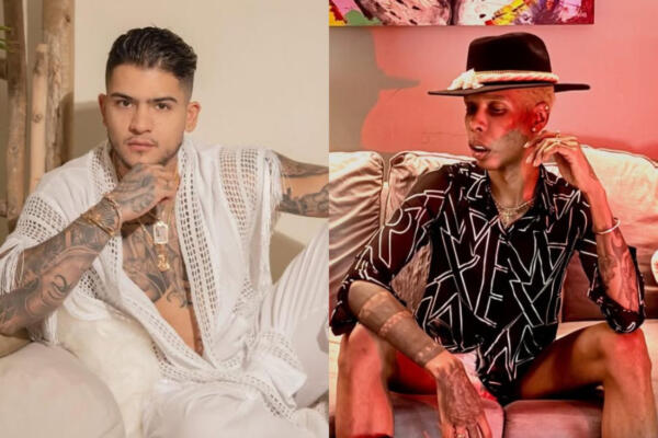 B-King (izq.) y Regio Clown (der.), los dos raperos colombianos asesinados en México