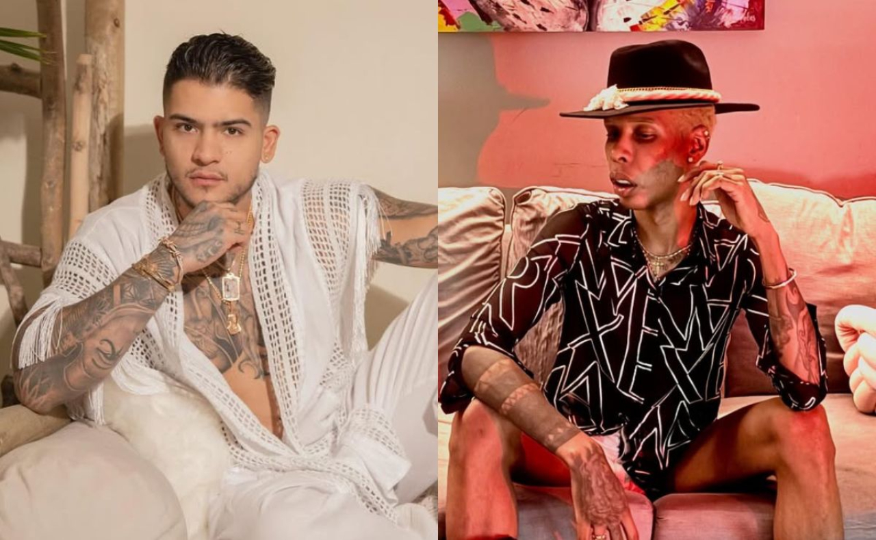 B-King (izq.) y Regio Clown (der.), los dos raperos colombianos asesinados en México