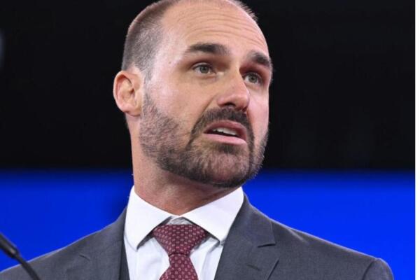 El dipuatado Eduardo Bolsonaro, hijo del expresidente de Brasil, Jair Bolsonaro. Foto: fuente externa 