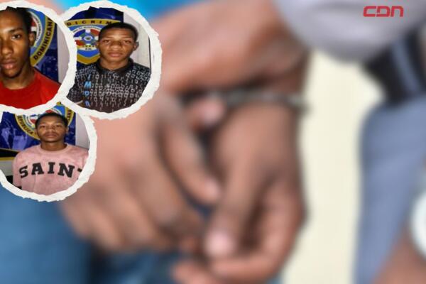 Tres adultos y dos adolescentes apresados por presunto asalto a pareja de esposos en una finca. 