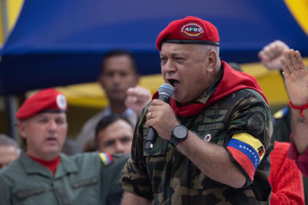 Fotografía de archivo del ministro de Interior y Justicia de Venezuela, Diosdado Cabello. EFE/ Rayner Peña R