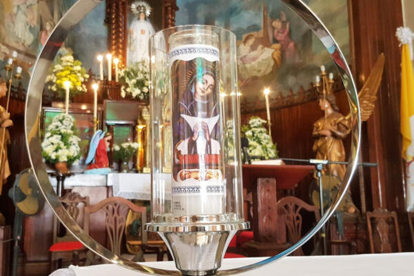 Altar principal a la Vírgen de las Mercedes en el Santo Cerro de La Vega