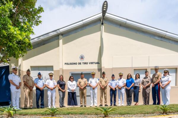 Armada inaugura moderno polígono virtual en la base de infantería de marina en Boca Chica