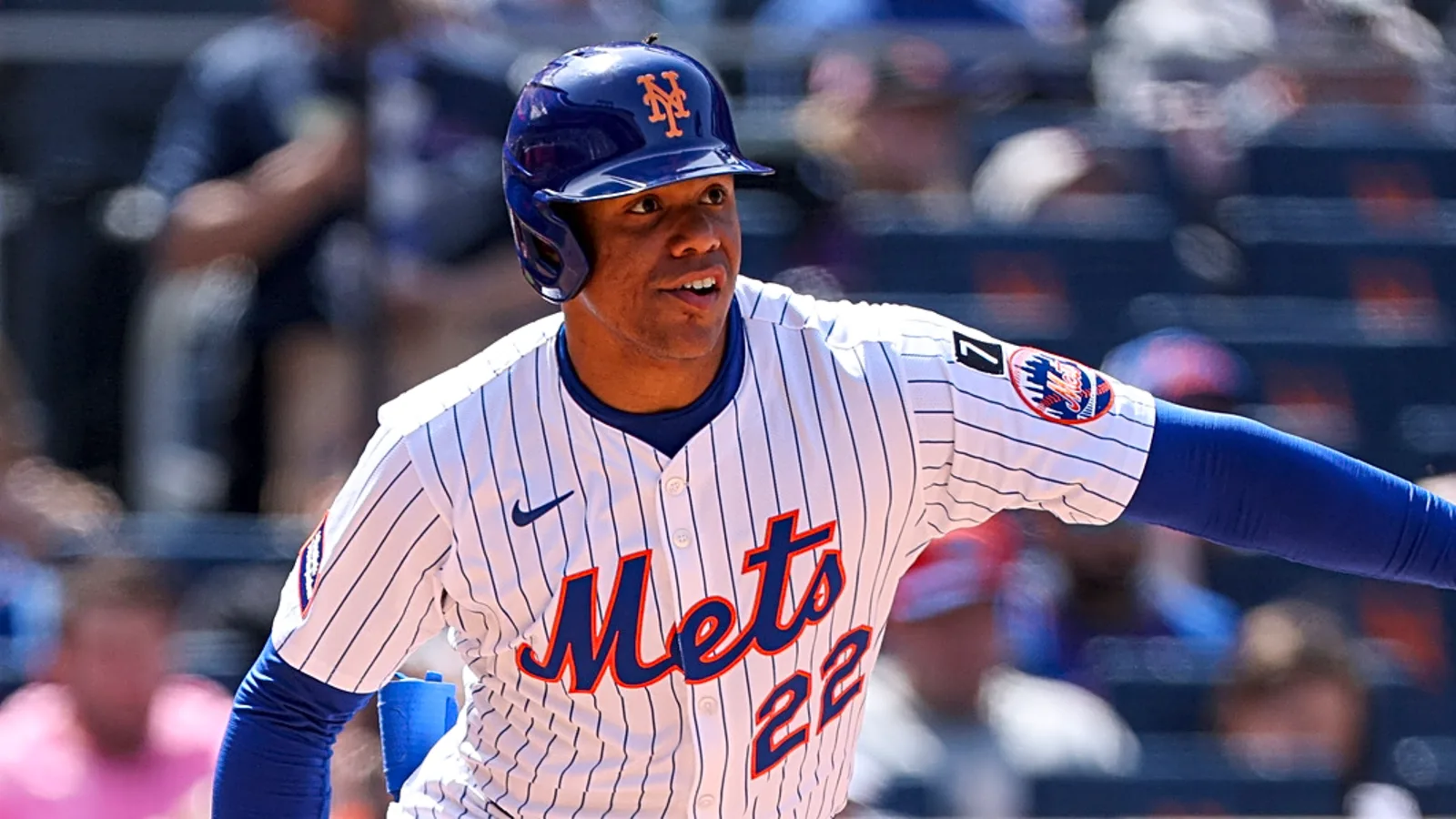 Soto, quien cerró agosto con 10 jonrones y 11 bases robadas, en cinco juegos en septiembre se ha robado tres bases y ha conectado dos jonrones.