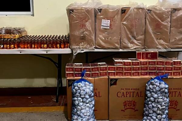 Cargamento incautado por el ejército en Comendador, Elías Piña. Foto: fuente externa
