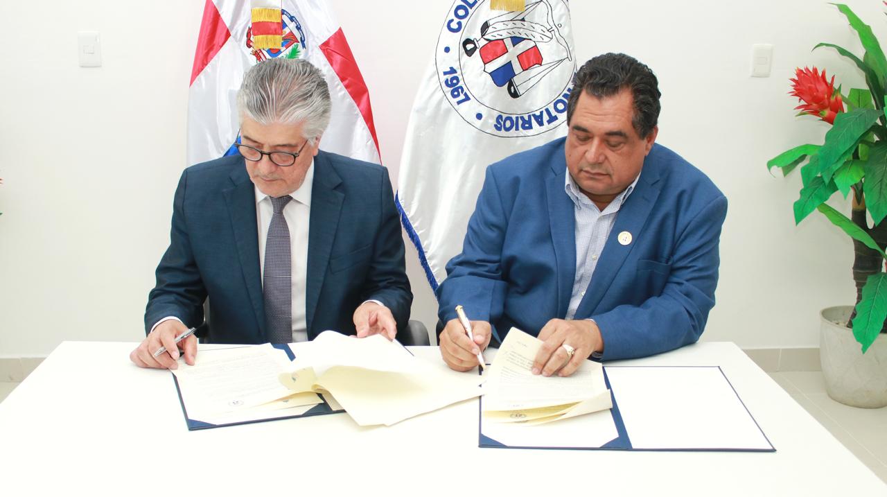 Colegio Notarios y Onaprep fortalecerán la reforma penitenciaria