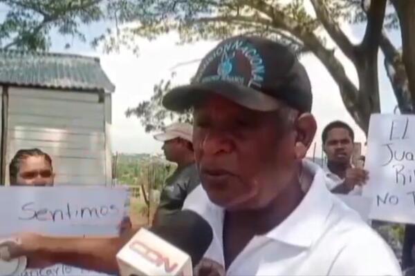 Los moradores afirman que tienen polémicas con el coronel Juan Carlos Rivas, encargado de vigilar los terrenos en nombre de la Procuraduría  (Foto/CDN)