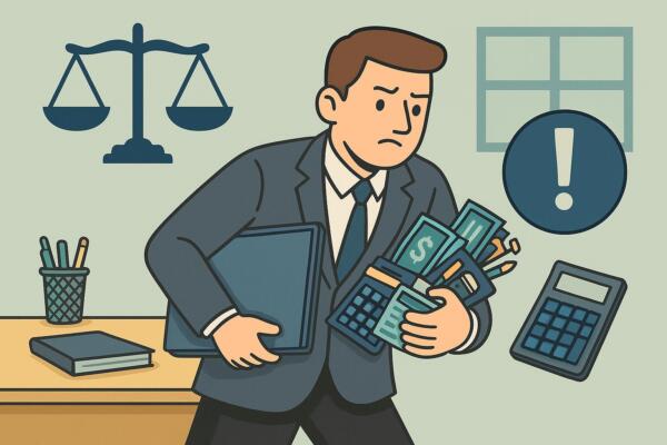 ¿Qué hacer cuando un empleado roba en la empresa Abogada explica pasos legales. FOTO: creada con IA