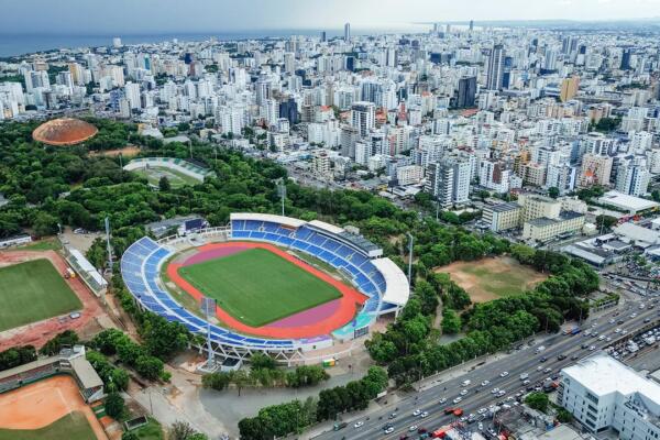 Estadio Olímpico Félix Sánchez queda cerrado para actividades que impliquen uso del terreno por los XXV Juegos Centroamericanos y del Caribe Santo Domingo 2026. / Foto: externa