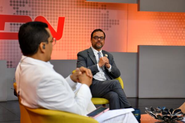Luis Sepúlveda, senador de Nueva York en Despierta con CDN / foto: Johnny Rotestán