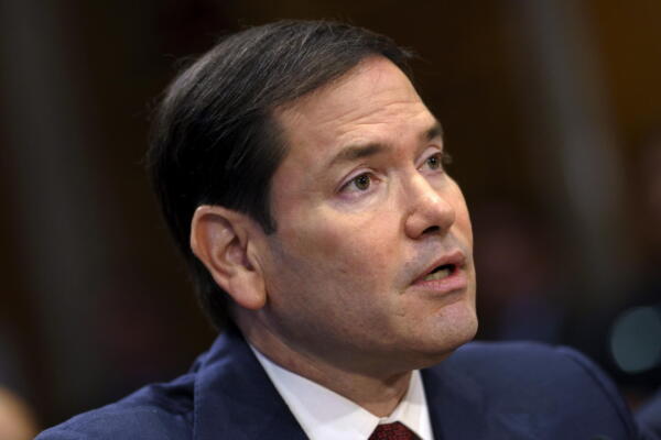 Fotografía del 11 de septiembre de 2025 del secretario de Estado de EE.UU., Marco Rubio. EFE/WILL OLIVER