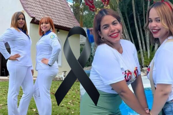 Anyelissa María Reyes y Ana Angélica del Orbe, quienes murieron en accidente de tránsito. 