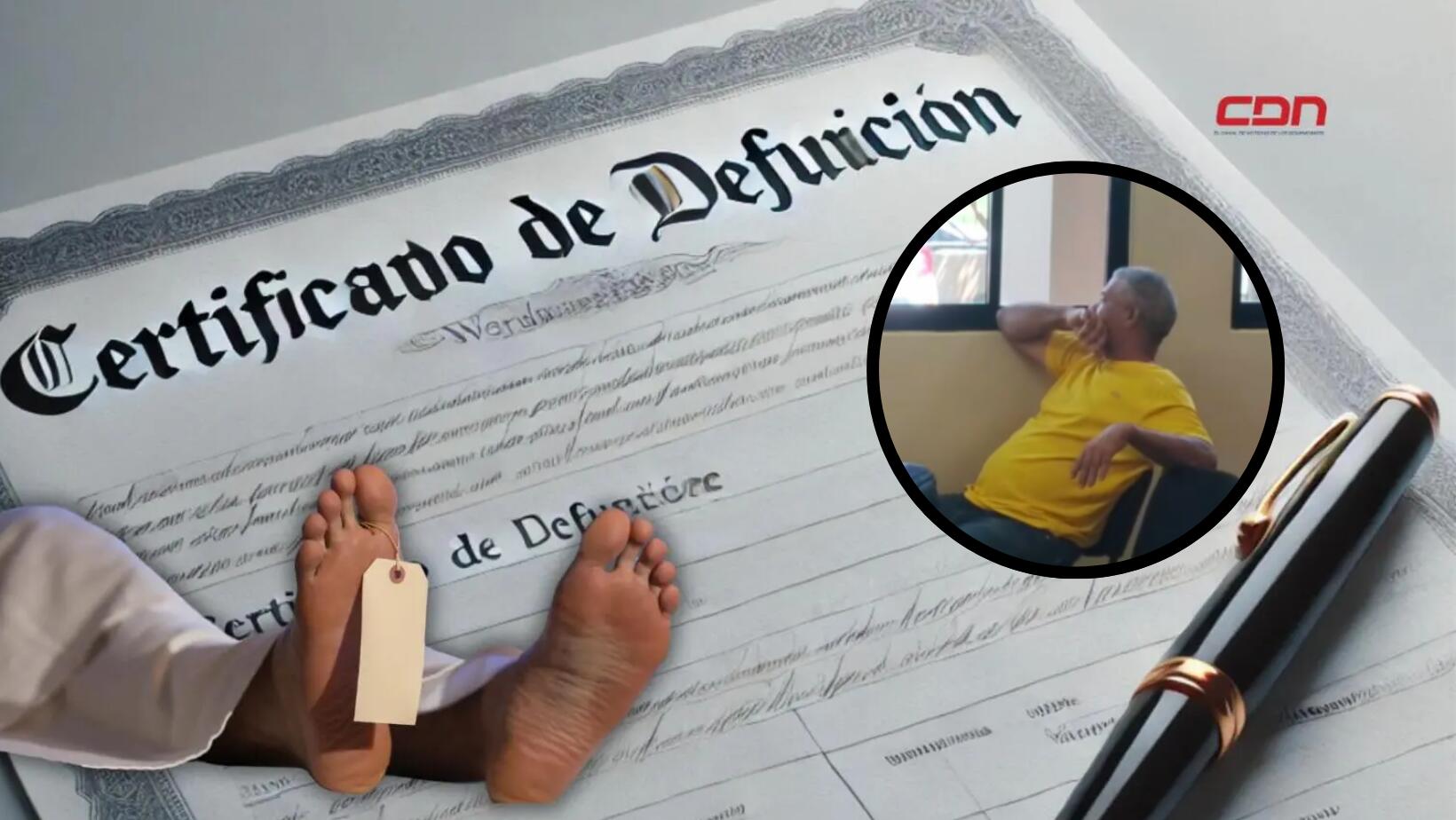 declarar muertas a personas vivas