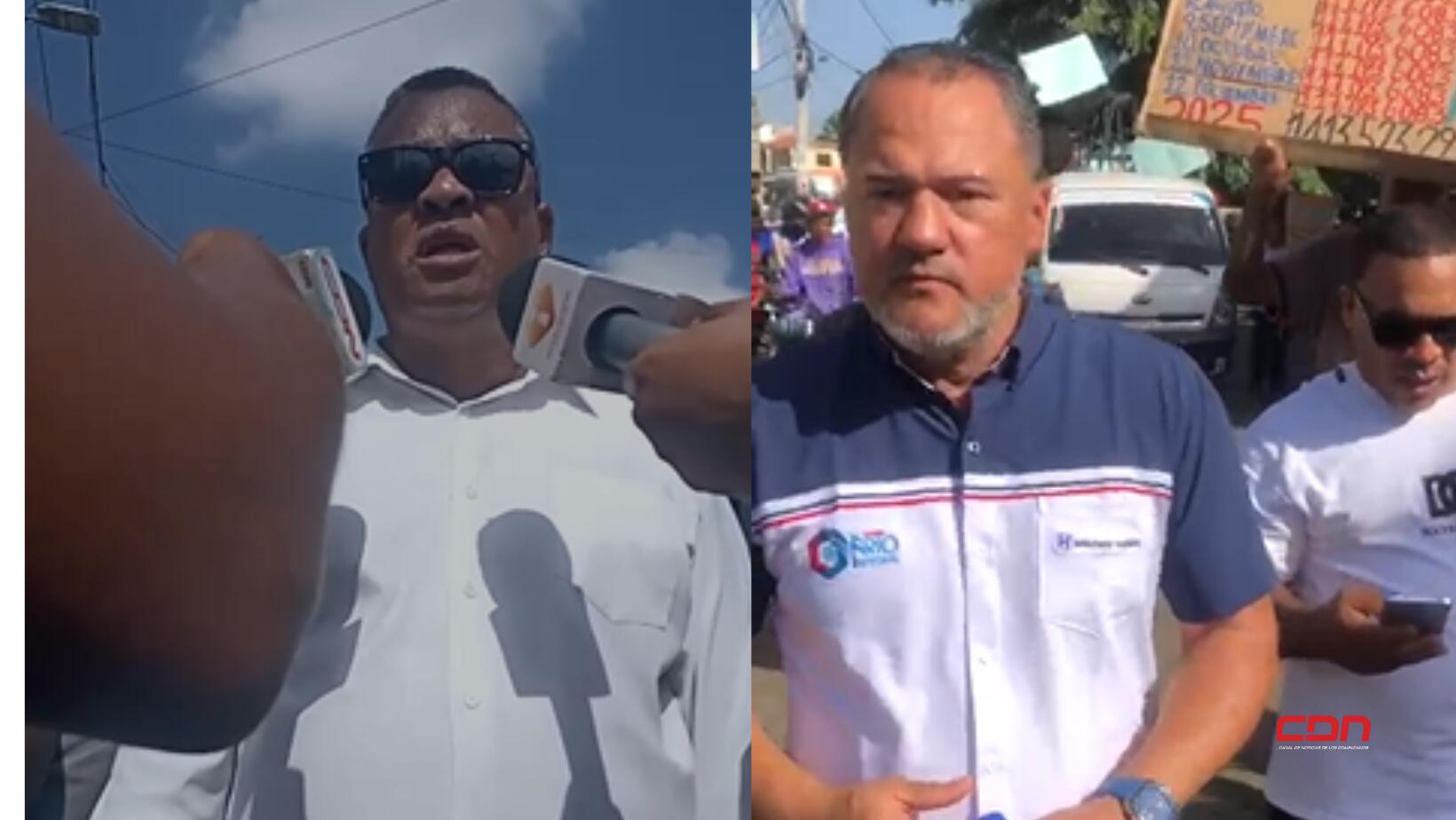 Protestas por obras