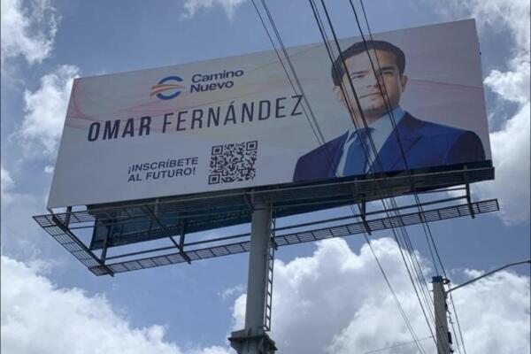 Camino Nuevo desmonta vallas de Omar Fernández tras llamado de la JCE