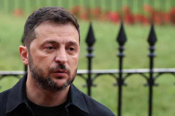 Imagen del presidente de Ucrania, Volodímir Zelenski.
 EFE/ Octavio Guzmán