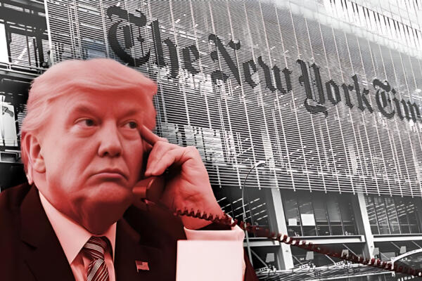 Trump anuncia demanda multimillonaria contra The New York Times