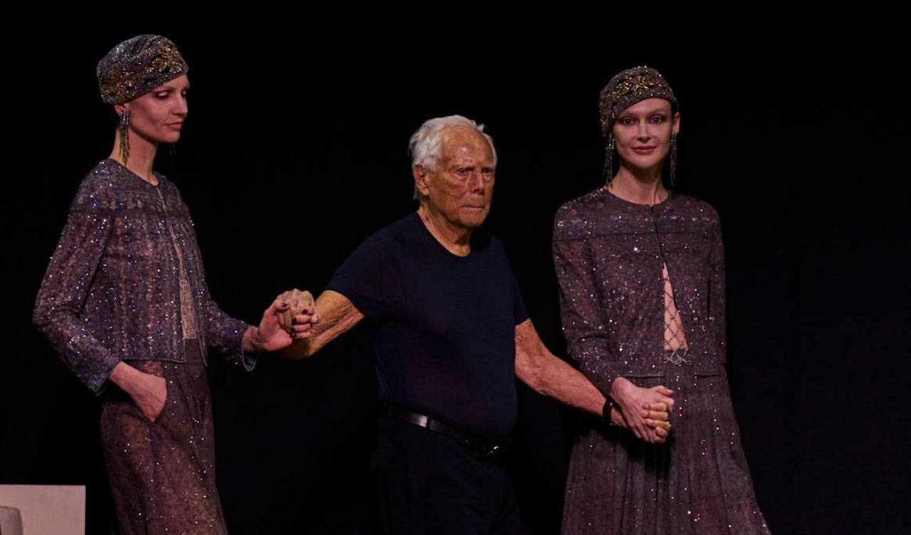 Milán rinde homenaje a Giorgio Armani