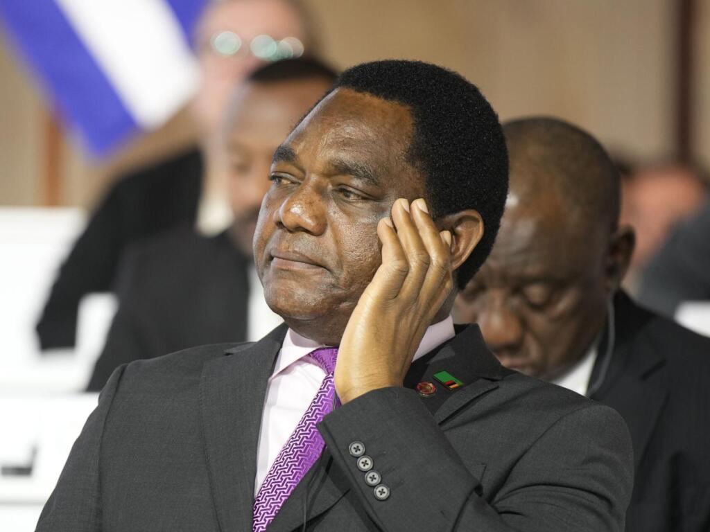 Hakainde Hichilema es el presidente de Zambia