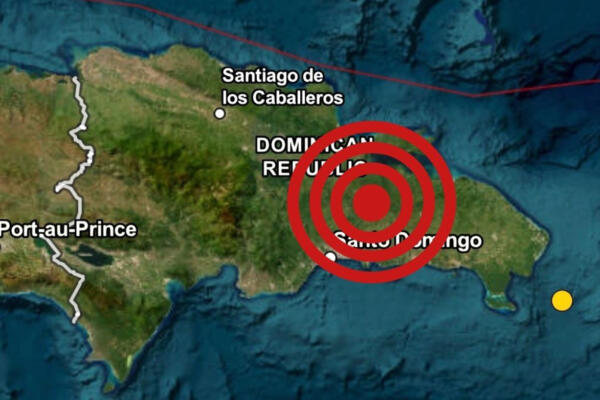 Temblor de tierra en Santo Domingo al amanecer