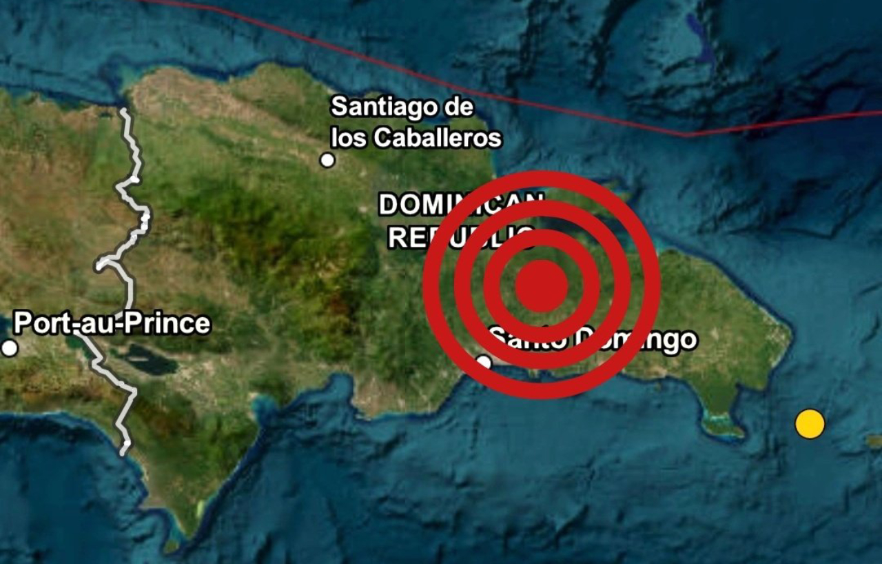 Temblor de tierra en Santo Domingo al amanecer