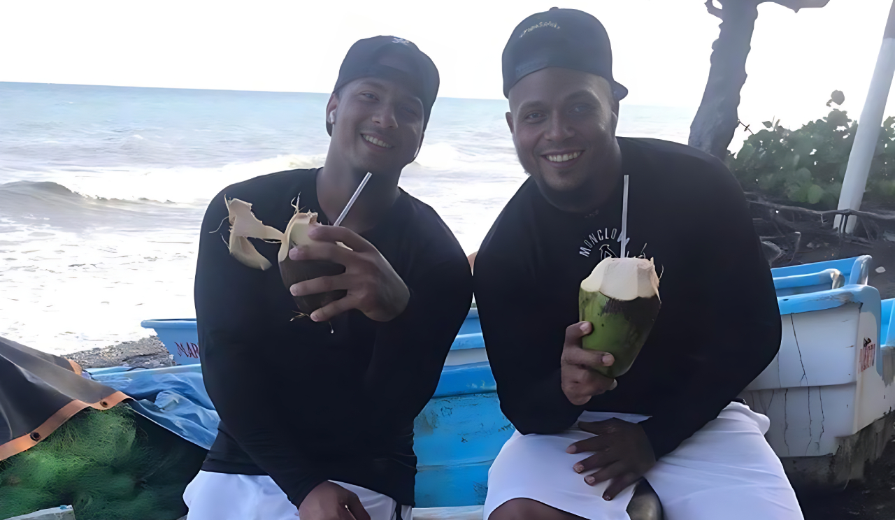 Wander Franco y su tío Erick Aybar