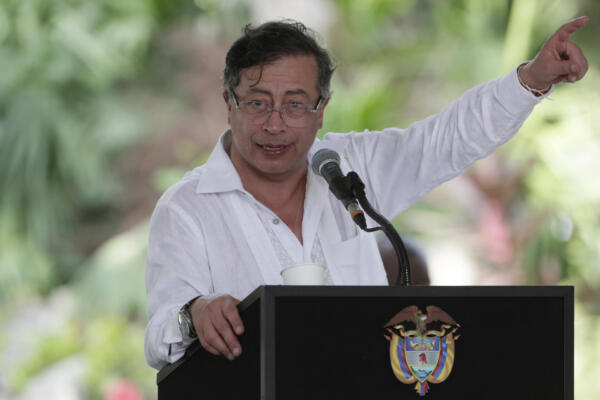 Fotografía de archivo del presidente de Colombia, Gustavo Petro. EFE/ Carlos Ortega