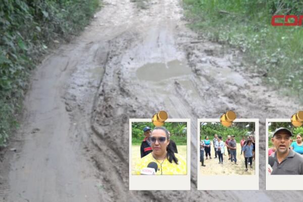 Los Cacaos pide arreglo urgente de carretera en Tamboril.
