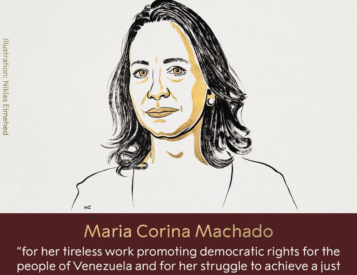 Nobel de la Paz 2025 para María Corina Machado