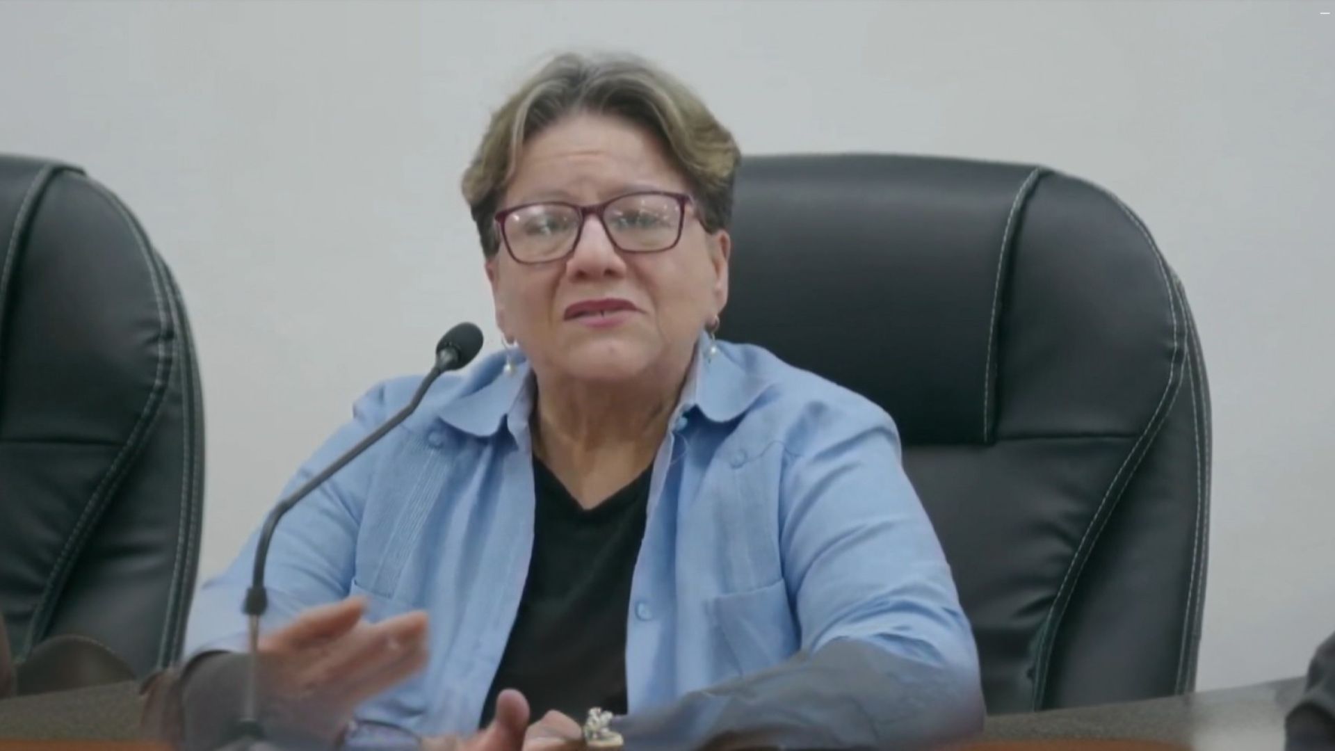 Gloria Ceballos, directora del Indomet, advirtió que Melissa está a punto de convertirse en un huracán de categoría 2.