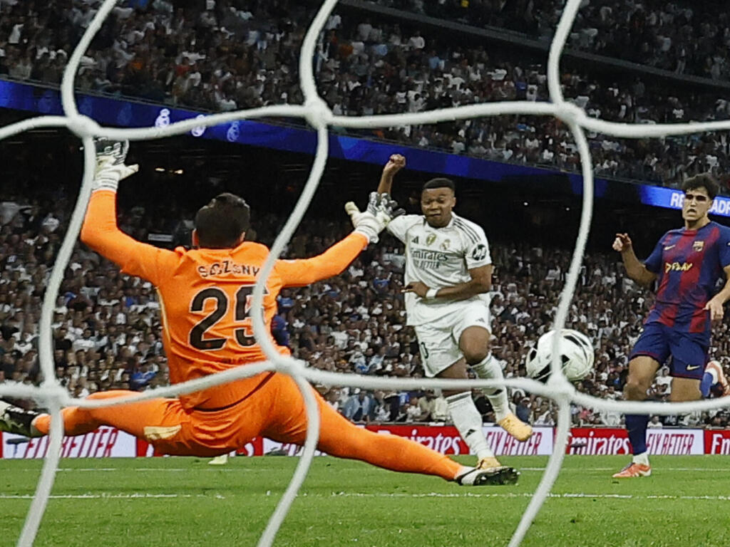 El Real Madrid derrotó 2-1 al Barcelona en el Bernabéu