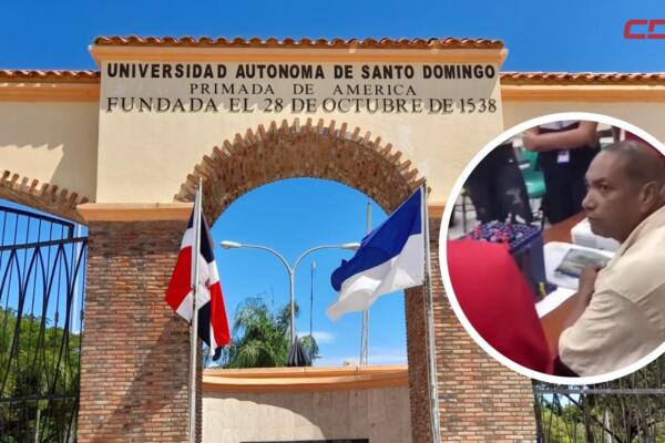 Juan Francisco Rodríguez, maestro en Barahona que protagoniza video viral en altercado con estudiantes. 