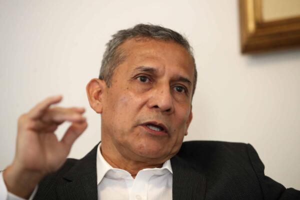Fotografía del 6 de Febrero de 2025 del expresidente de Perú Ollanta Humala (2011 - 2016). EFE/ Paolo Aguilar