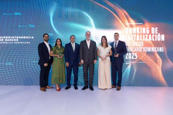 El Banco de Reservas fue galardonado con Oro en las categorías segmentos de Negocio y Personal del Ranking de Digitalización de la Superintendencia de Bancos de la República Dominicana.
