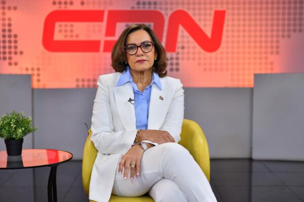 Angelita Peña, presidenta del Partido Verde Dominicano/ Foto por Danny Polanco