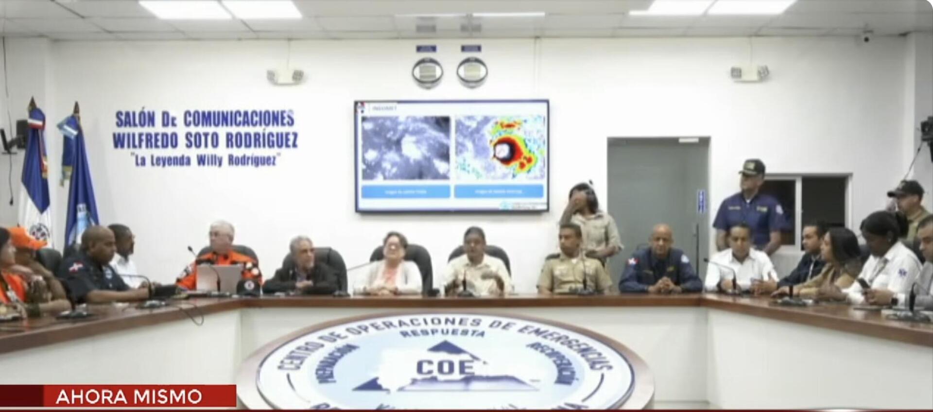 NDOMET y COE advierten sobre incremento de lluvias en el litoral caribeño
