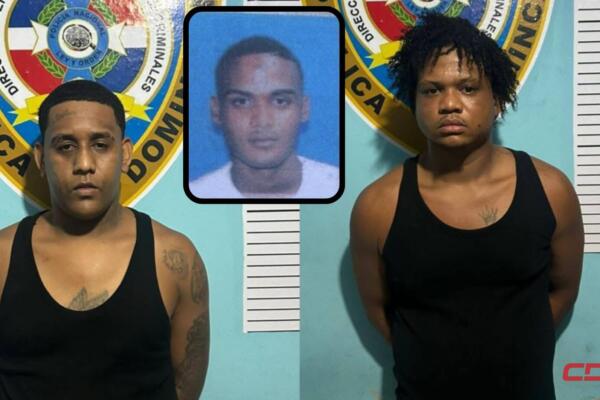 José Eduardo Estrella Clase y Starlin Alberto Almonte Estrella, apresados. 
