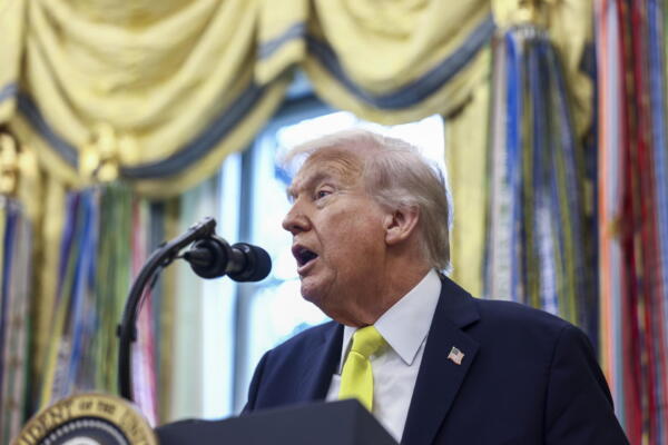 El presidente de EE.UU., Donald Trump. EFE/EPA/JIM LO SCALZO / POOL