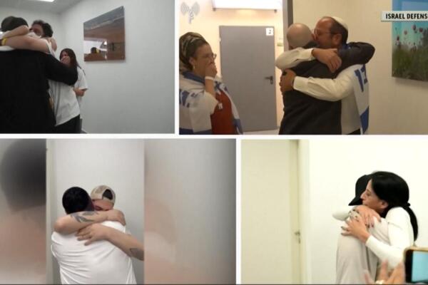 Familias israelíes celebran el regreso de 20 rehenes tras dos años de angustia