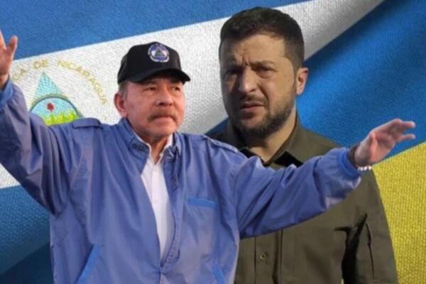 Daniel Ortega, copresidente de Nicaragua, Volodymyr Zelenskyy presidente de Ucrania. Foto: fuente externa 

