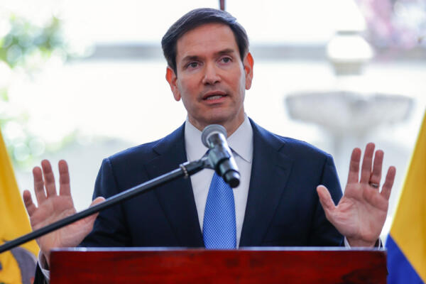 Fotografía de archivo del 4 secretario de Estado de los Estados Unidos, Marco Rubio. EFE/ José Jácome