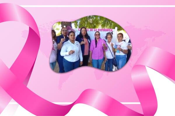 Durante el acto se destacó que la lucha contra el cáncer de mama inicia con la prevención y la educación.