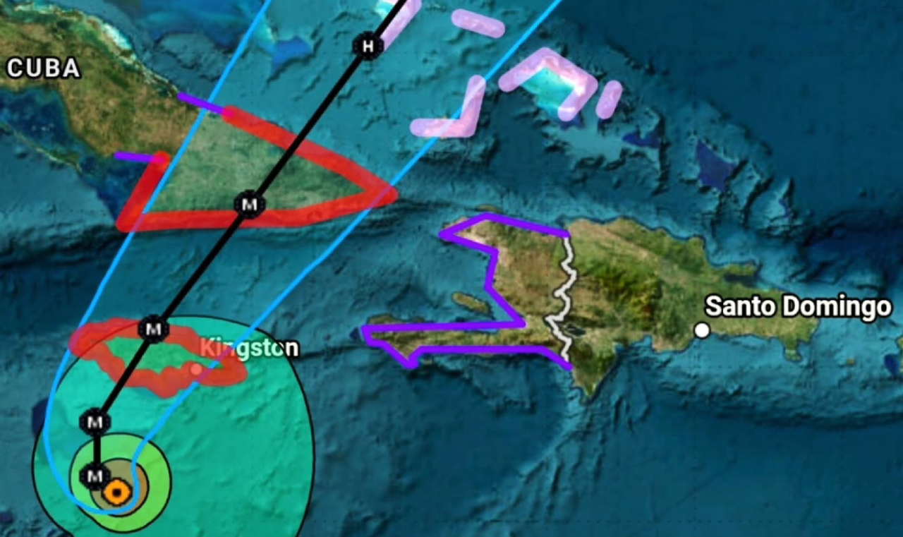 Melissa transitará al norte de RD entre miércoles y jueves