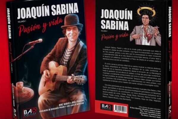 La biografía de Joaquín Sabina llega en formato cómic con la novela gráfica Joaquín Sabina. Pasión y Vida. Creada por Kike Babas y Kike Turrón junto a doce ilustradores, relata su historia desde Úbeda hasta el álbum Yo, mí, me, contigo.