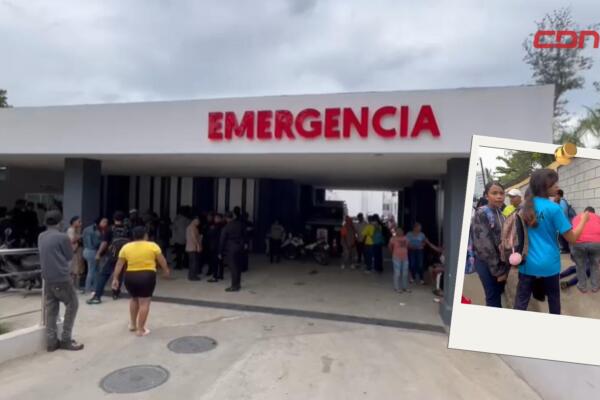 De manera preventiva, el centro educativo Manuel Ubaldo Gómez suspendió temporalmente las clases.