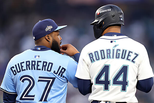Vladimir Guerrero Jr. y Julio Rodríguez: uno de estos dominicanos será el rival de Ohtani