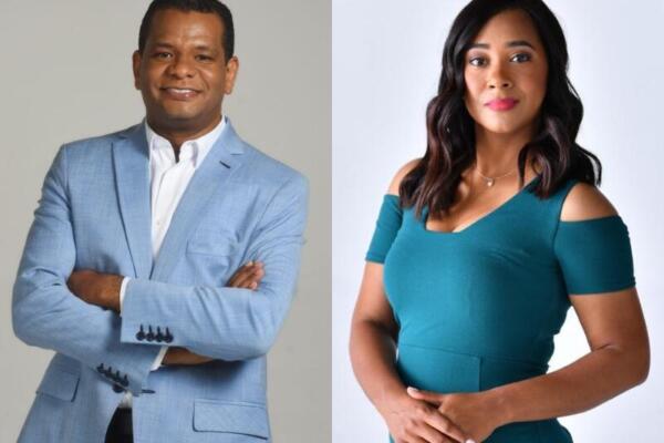 Francisco Medrano (izquierda) y Karelyn Cuevas (drecha)