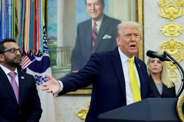 Trump dice que su propio Departamento de Justicia le debe indemnización por daños