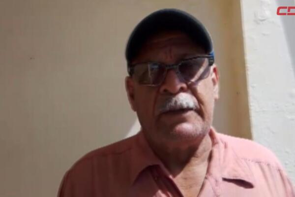 Francisco Martínez, el dirigente comunitario y alcalde pedáneo de Muñoz.